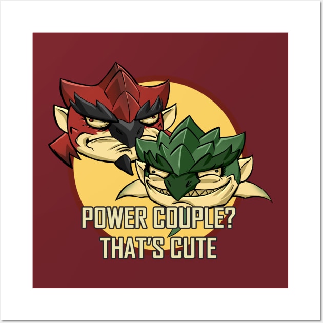 Rathalos and Rathian - Power Couple Wall Art by JohanneLight